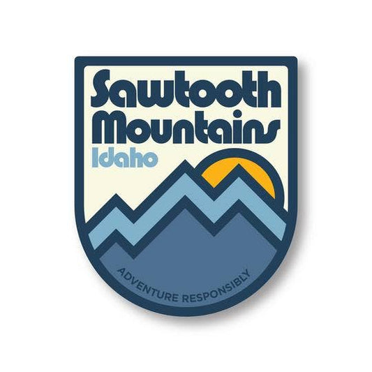 Sawtooth Mountains Sticker
